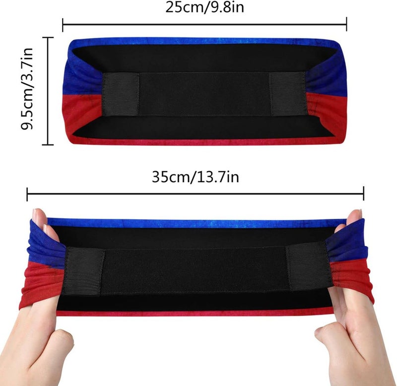 Vcmaluco Sports Sweatbands Headband for Men Women Elastic Headband Hair Bands Sports Sweatbands for Basketball Yoga Exercise Workout - Image 4
